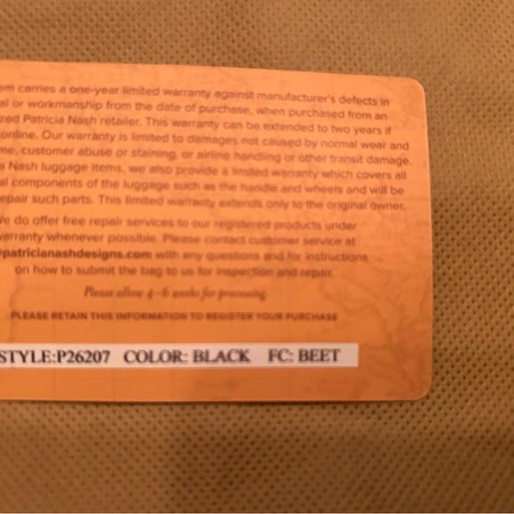 Patricia Nash small hand bag - Picture 4 of 7